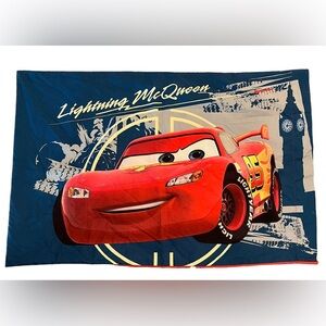 Disney Pixar Cars 2 Finn McMissile Lightening McQueen Double Sided Pillow